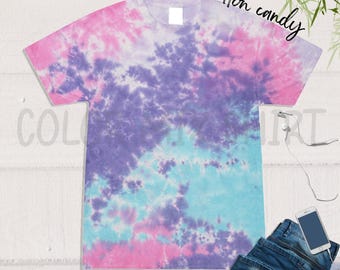 Tie Dye Shirt, Unique Summer Gift For Her