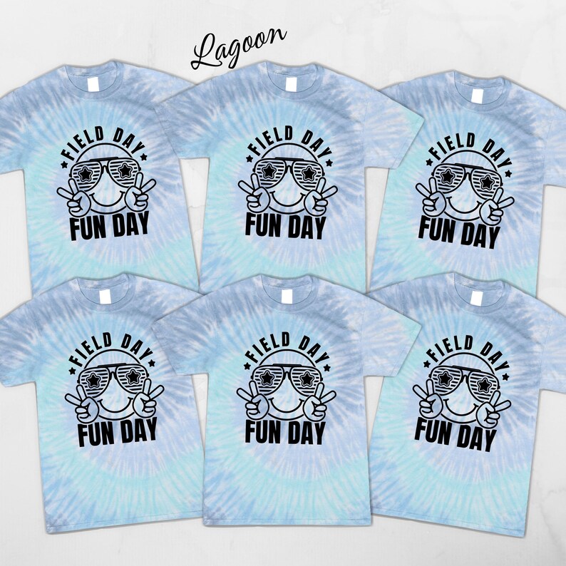 Field Day Fun Day Tie Dye Shirts, End Of School Year T-Shirt, Game Day Shirt, Last Day Of School, Field Trip Squad Shirt, Summer Camp Shirt image 7