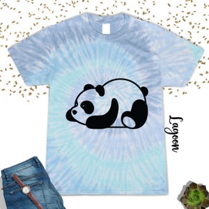 Panda Tie Dye Shirt,Panda Lover,Positive Tee,Funny Shirt,Animal Lover Gift,Cute Panda Shirt,Animal Lover Shirt,Gift For Friend,Animal Tee