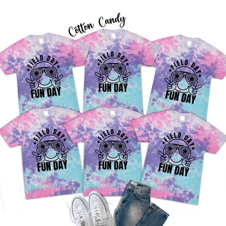 Field Day Fun Day Tie Dye Shirts, End Of School Year T-Shirt, Game Day Shirt, Last Day Of School, Field Trip Squad Shirt, Summer Camp Shirt image 6