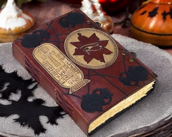 Réplica del Libro de Hamunaptra, Diario de Cuero Libro de los Muertos