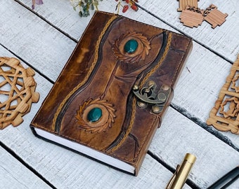 Journal grimrique, Journal du cuir, livre d’ombres vierge, païenne wicca, livre magique, carnet de voyage en cuir, cadeau de Noël 7x5 pouces.