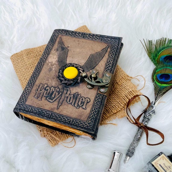 Harry Potter lederen dagboek blanco spreukenboek - Etsy
