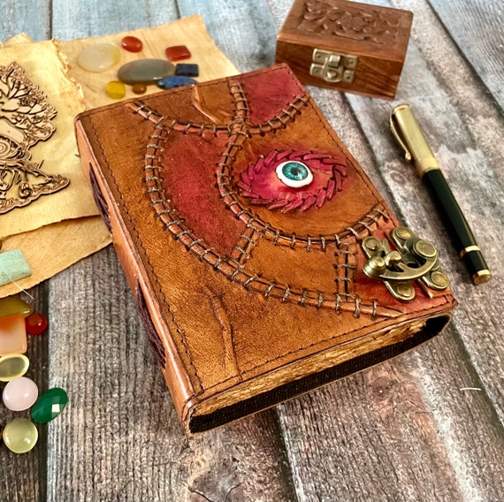 Hocus Pocus Book of Spells Leather Journal Hocus Pocus Spell Etsy