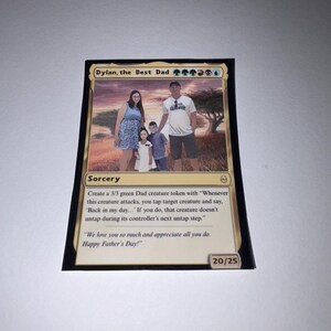 Personalisierter Magic the Gathering Aufkleber | Personalisierte MTG-inspirierte Charakter- oder Kartenkunst | Fantasy Nerd Geschenk für Laptop, Wasserflasche & mehr