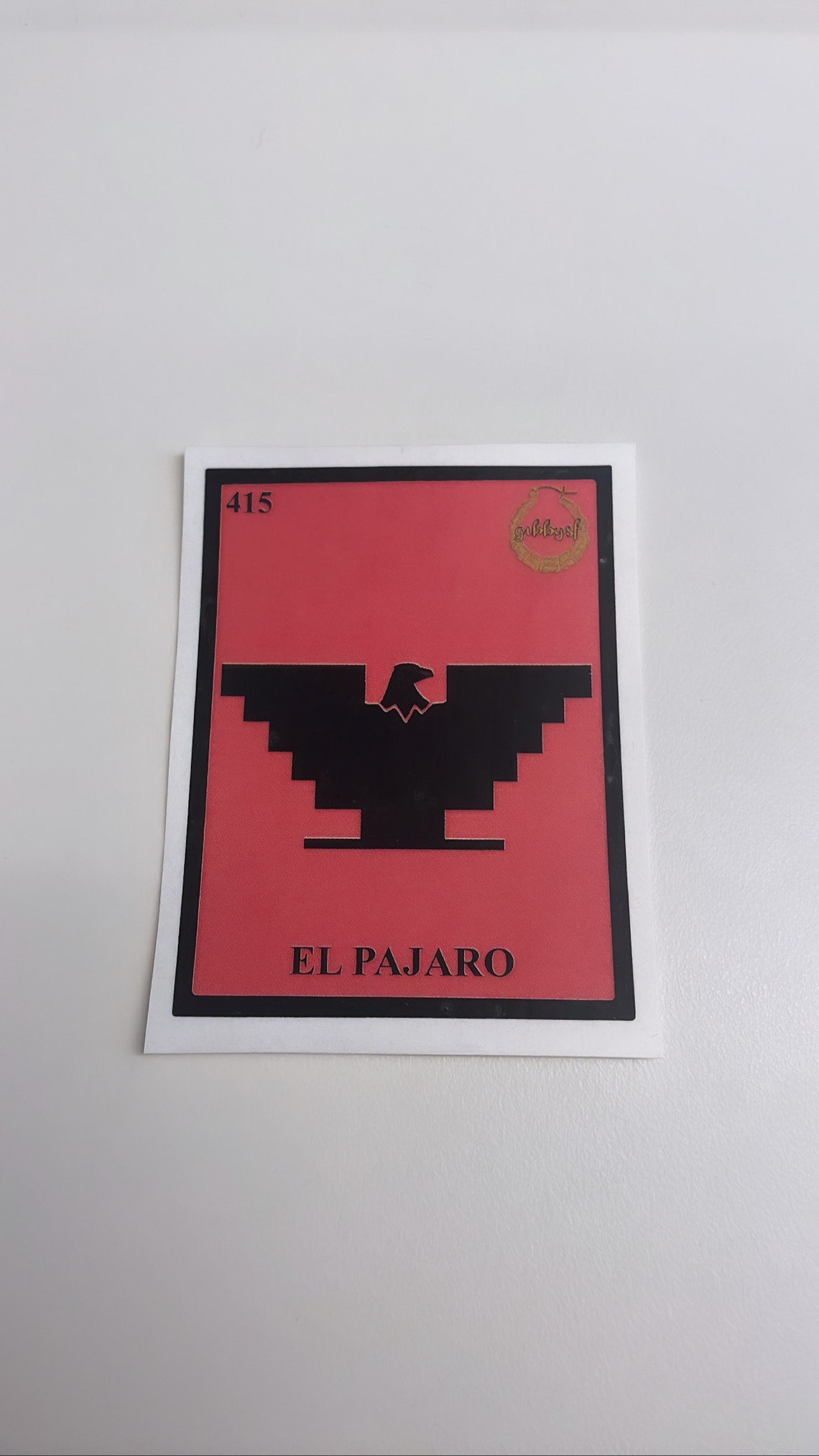 El Pajaro Huelga Bird Single Sticker loteria Inspired - Etsy