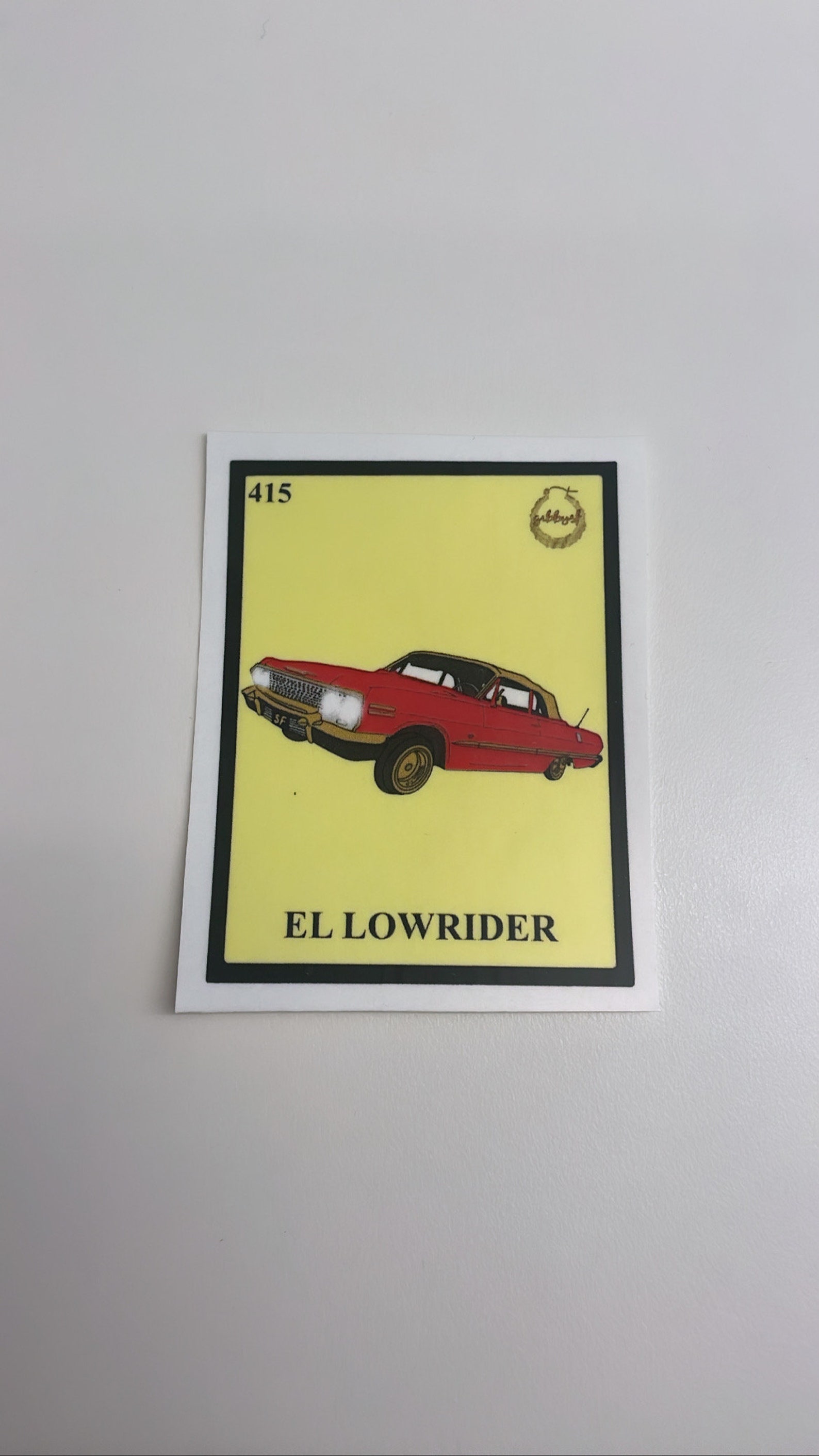 Lotería Lowrider Sticker | Vibrant Mexican Art Decal | Vinyl Sticker ...