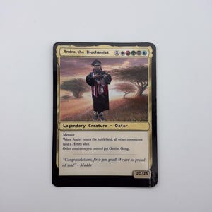 Custom Magic the Gathering Playing Card | Personalized MTG-Inspired Character or Card Art | Fantasy Nerd Gift for Laptop, Water Bottle, Etc.