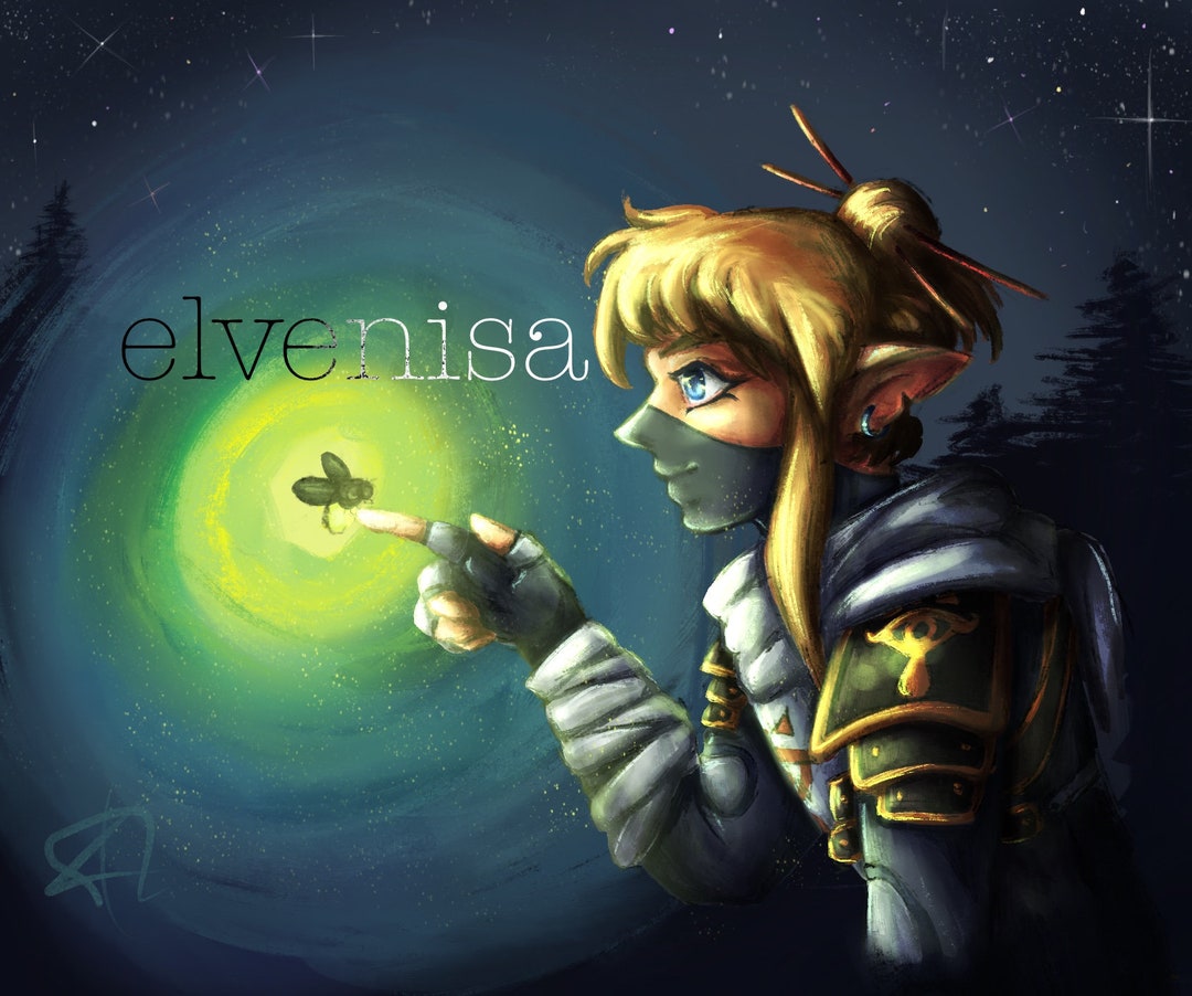 BOTW Stealth Link Art Print Etsy