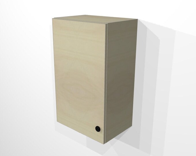 Solid Style Single Door RTA Upper Cabinet (Ready-To-Assemble) | 12''- 27'' Upper Cabinets | Kitchen Cabinet | Sink | Custom Cabinet | Vanity