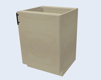 Solid Style Single Door RTA Base Cabinet | Ready-To-Assemble | 12''- 27'' Base Cabinets | Kitchen Cabinet | Sink | Custom Cabinet | Vanity