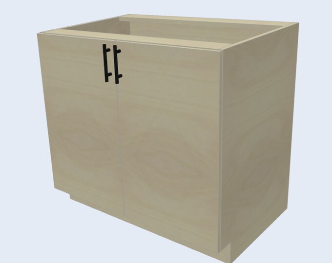 Solid Style Double Door RTA Base Cabinet (Ready-To-Assemble) | 30''- 42'' Base Cabinets | Kitchen Cabinet | Sink | Custom Cabinet | Vanity