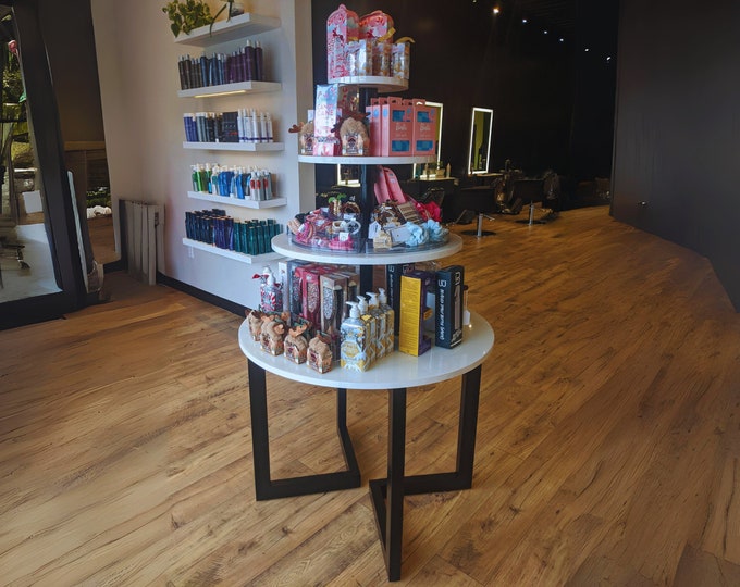 4-Tier Display Table | Circular Display Table | Multi-Tier Display Table |