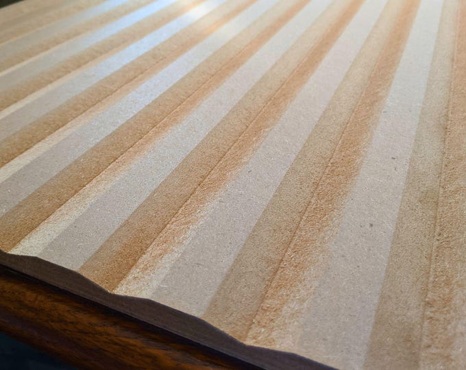 Fluted Paneling | Conic Paneling | Wainscoting Paneling | PVC, Wood, MDF, Textured Paneling for Island Cabinets, Walls, Trim, Cladding