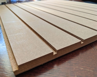 Fluted Paneling | Slatted Paneling | Wainscoting Paneling | PVC, Wood, MDF, Textured Paneling for Island Cabinets, Walls, Trim, Cladding