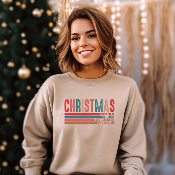 Christmas Lights Tan Hoodie Christmas Lights Tan Hoodie