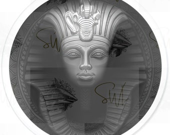 Egyptian Depth Map/Laser File/Emboss/Coin Art/3D