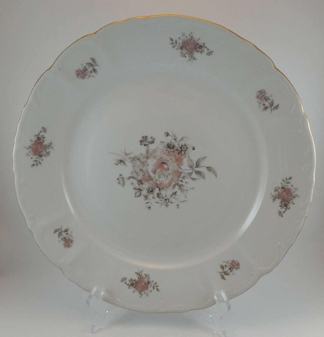 BOHEMIAN Fine China Czechoslovakia Platter CIRCA 1980s - Etsy