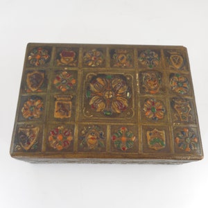ITALY Intricated design jewelry box, trinket box CIRCA 1960s