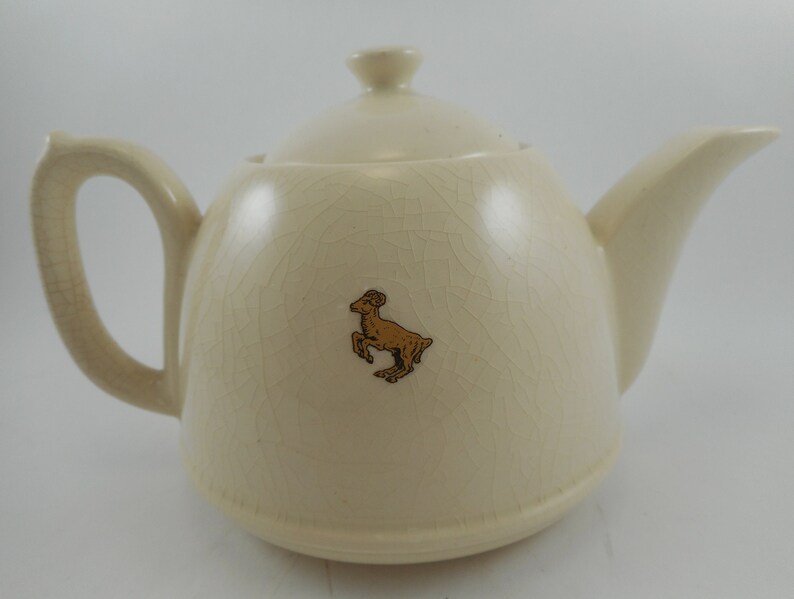 RARE Sadler England Mini Teapot Zodiac Sign 1970 Etsy