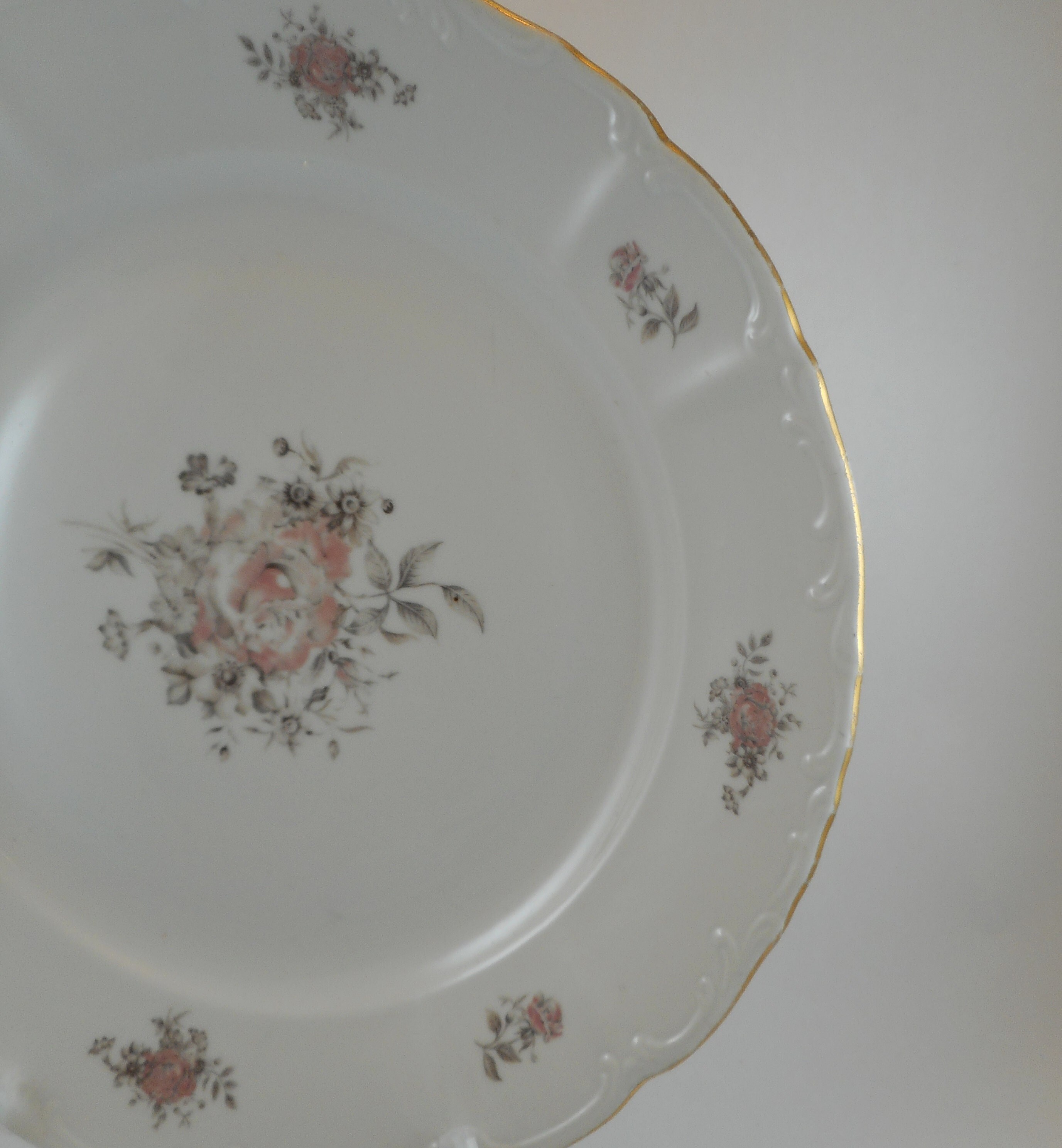 BOHEMIAN Fine China Czechoslovakia Platter CIRCA 1980s - Etsy