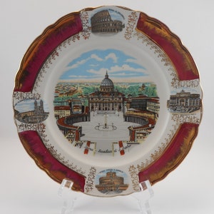 Verbanum Stone Società Ceramica Italiana Plate CIRCA 1950s
