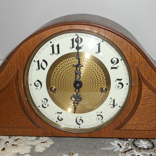 FRANZ HERMLE 340 - 020 Westminster chime mantel clock