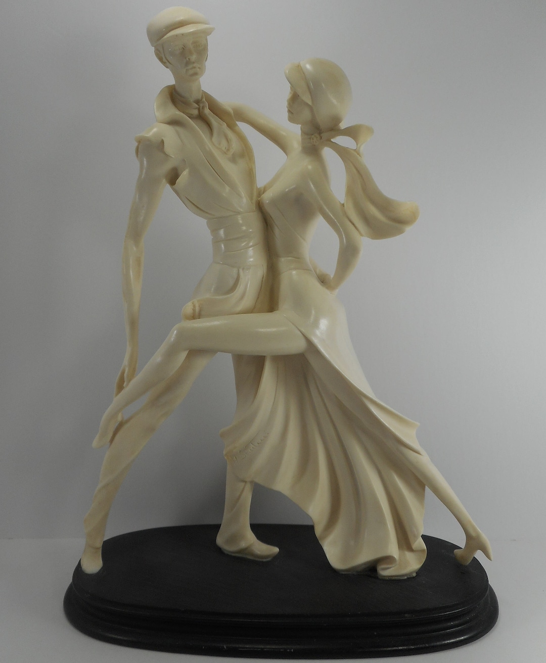 A. SANTINI Large Statue, Tango Dancing Couple CIRCA 1960s Etsy