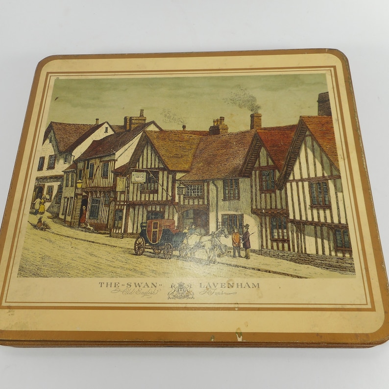 Vintage Pimpernel Old English Inns Placemats Set of 5 Etsy