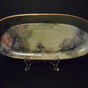Royal Bavaria Germany Hand Painted Porcelain Plate or tray