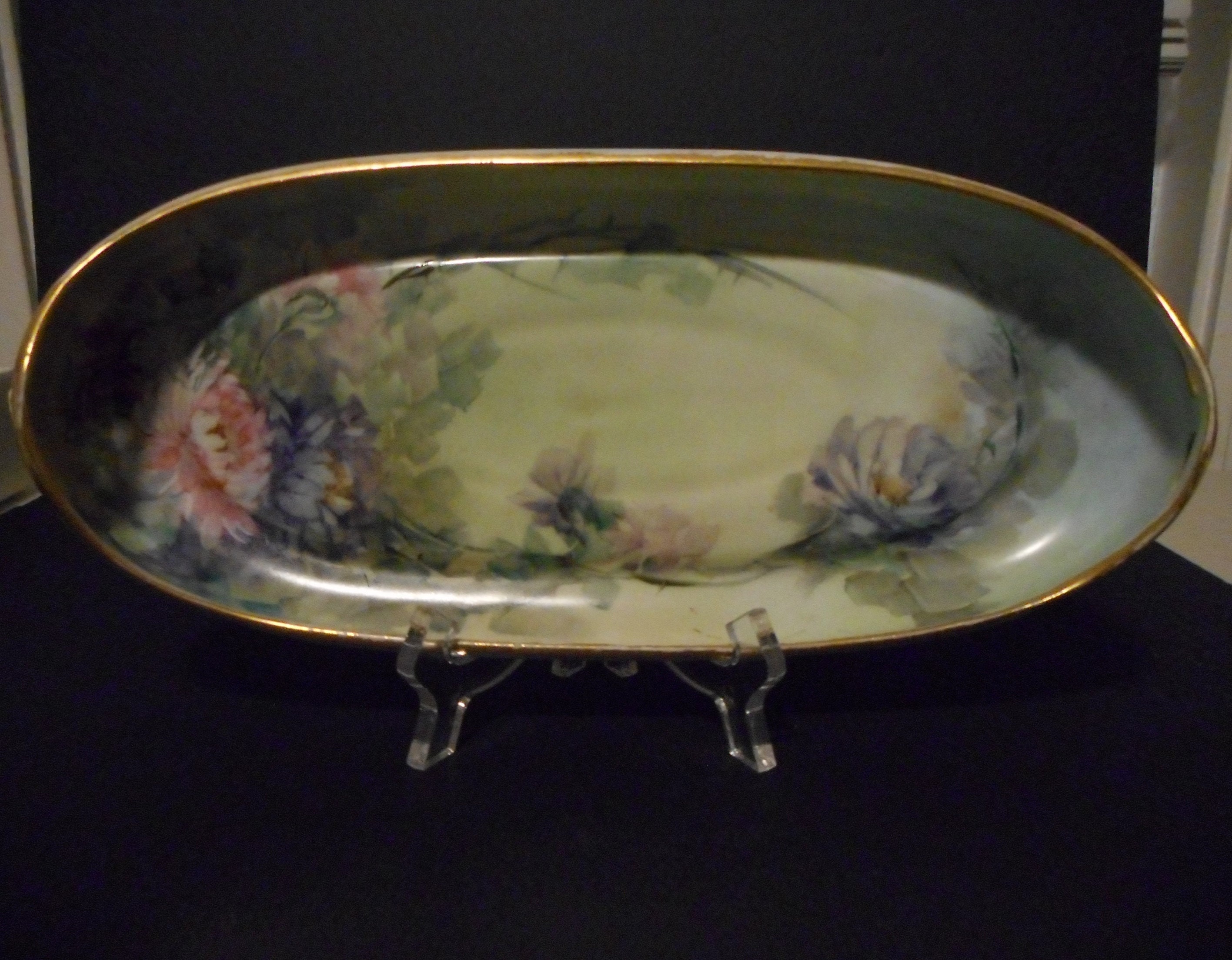 Royal Bavaria Germany Hand Painted Porcelain Plate or tray