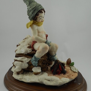 A.BELCARI Dear Sculpture Artistiche Italy signed CIRCA 1980s