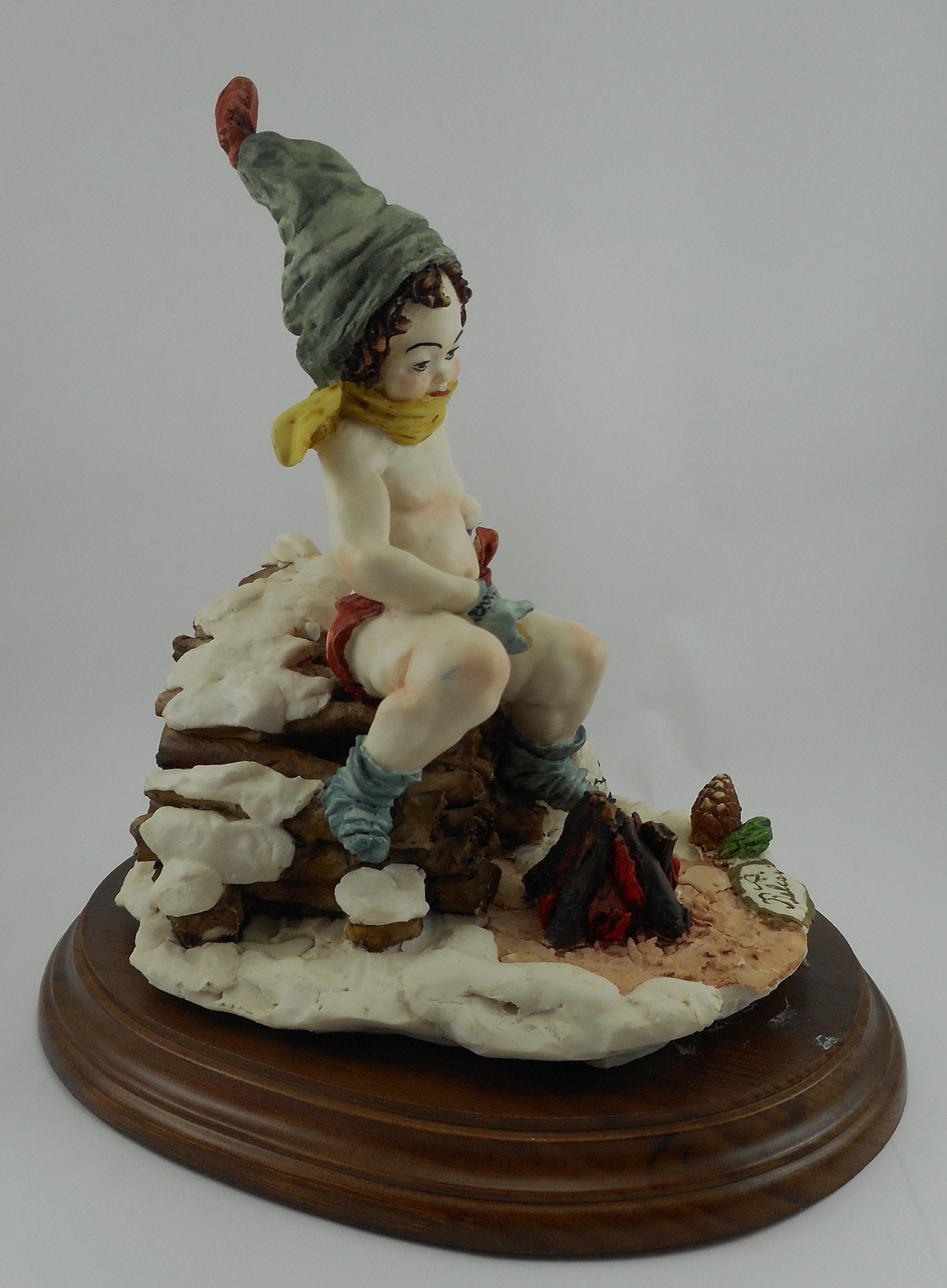 陶器フィギュリン　A・Belcari　イタリア製 Signed a Belcari - Etsy Singapore