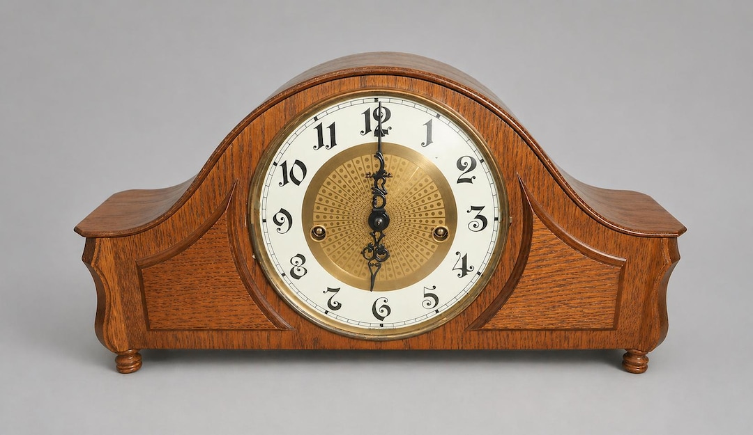 Franz Hermle 340-020 Westminster Chime Mantel Clock – Made in