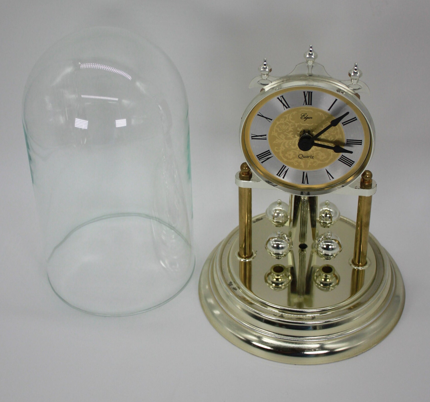 ELGIN Vintage Quartz Westminster Chime Battery Rotating Etsy
