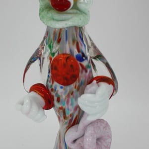 MURANO glass musical clown art glass figurine CIRCA 1960s