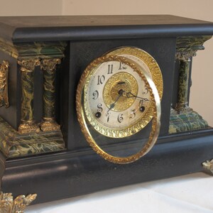INGRAHAM Bristol CT Mantle Shelf Clock Canada