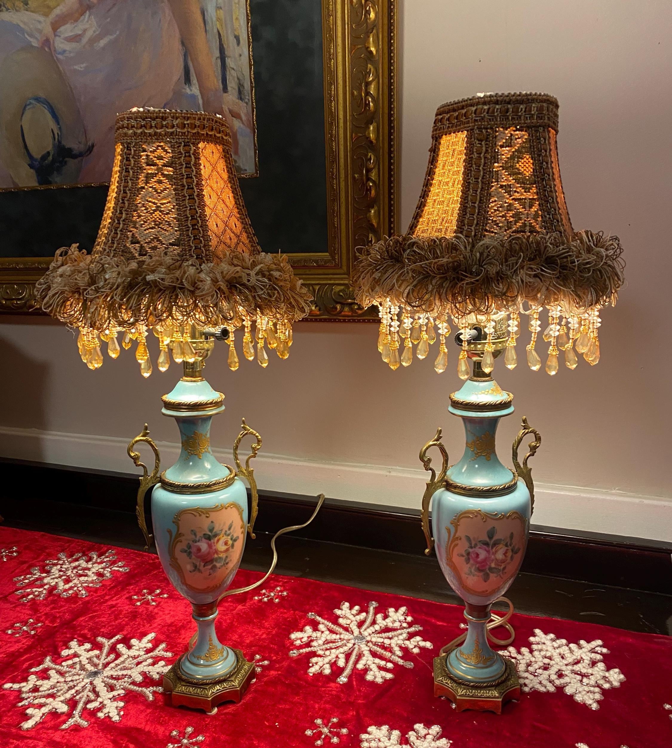 French vintage lamp - Etsy 日本