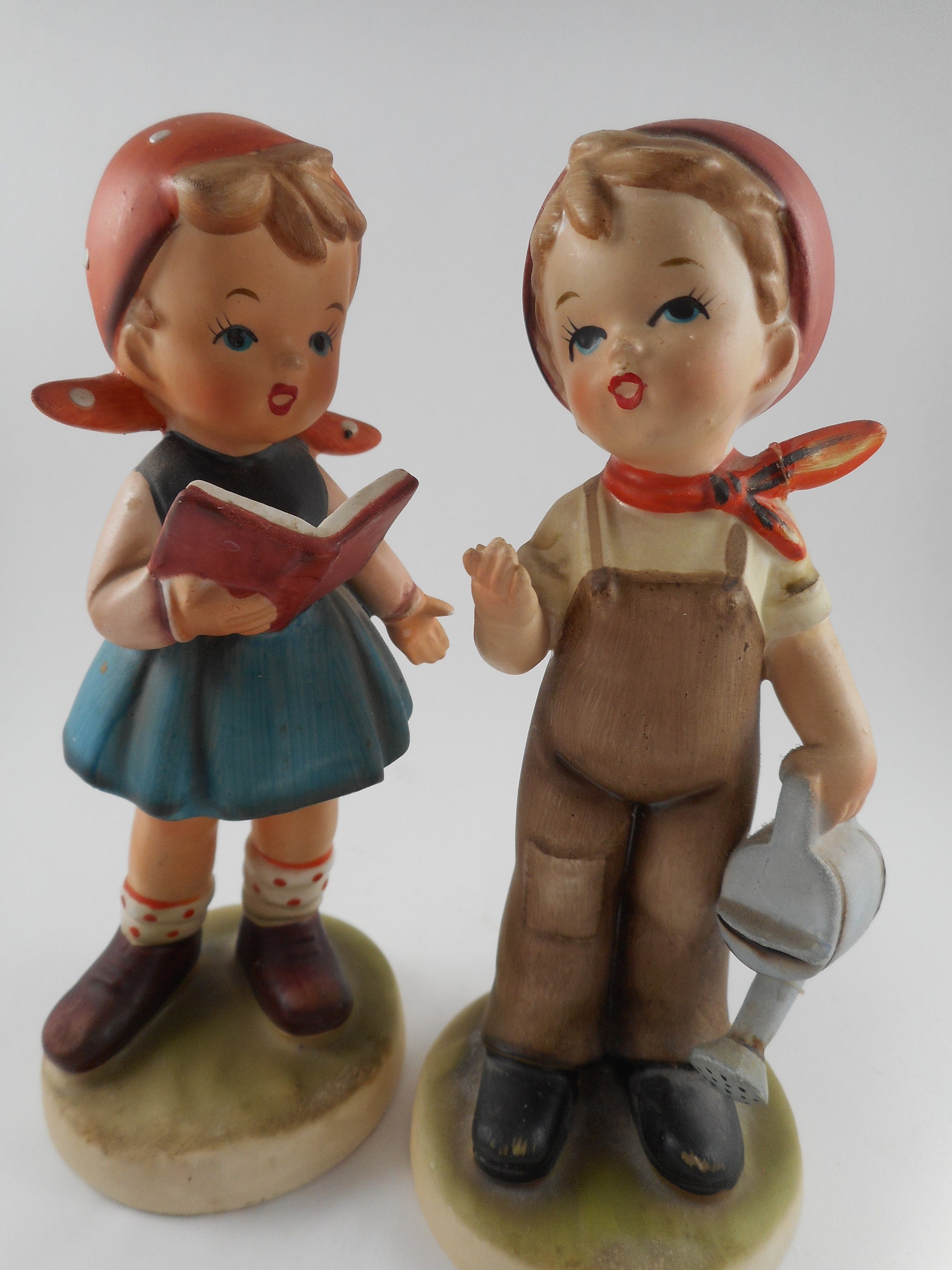Boy and Girl Figurines 1950