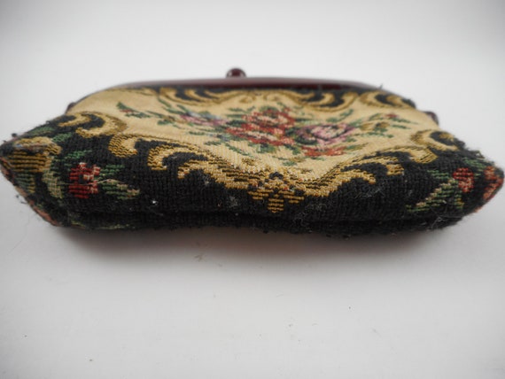 Vintage 1960 Tapestry Coin Purse - image 4