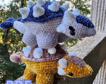 Ankylosaurus Crochet Pattern - PDF