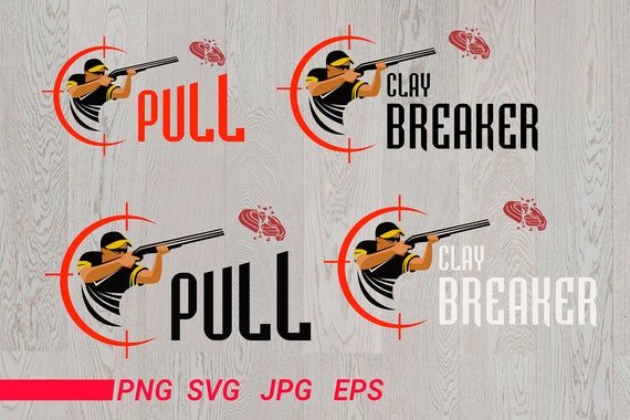 Trap Shoting Svg Eps Shoting Svg Pull Skeet Shoting Svg - Etsy