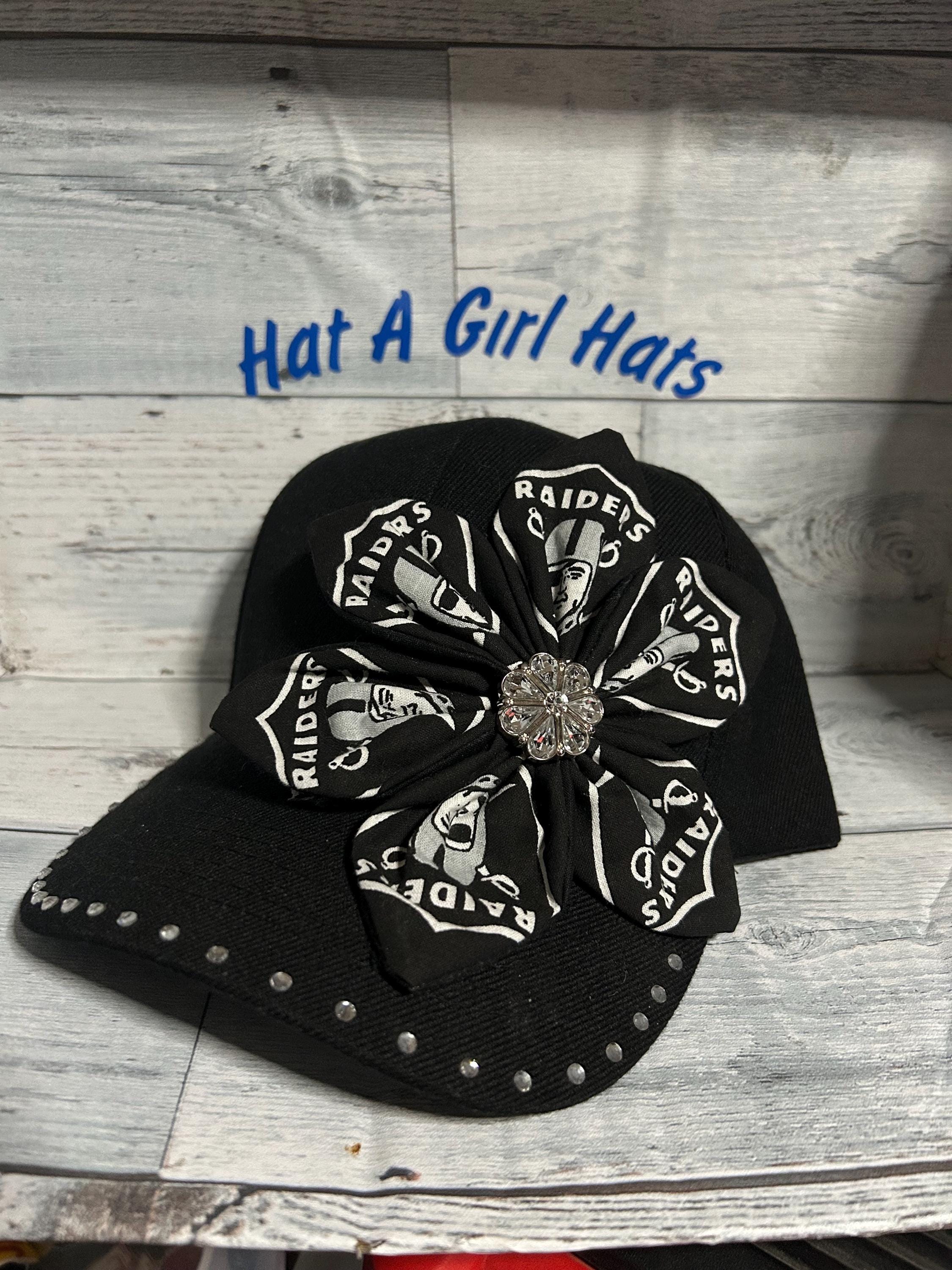 ?Raiders Custom Blinged Out Hat Raider Bling Hat - Etsy main image 3