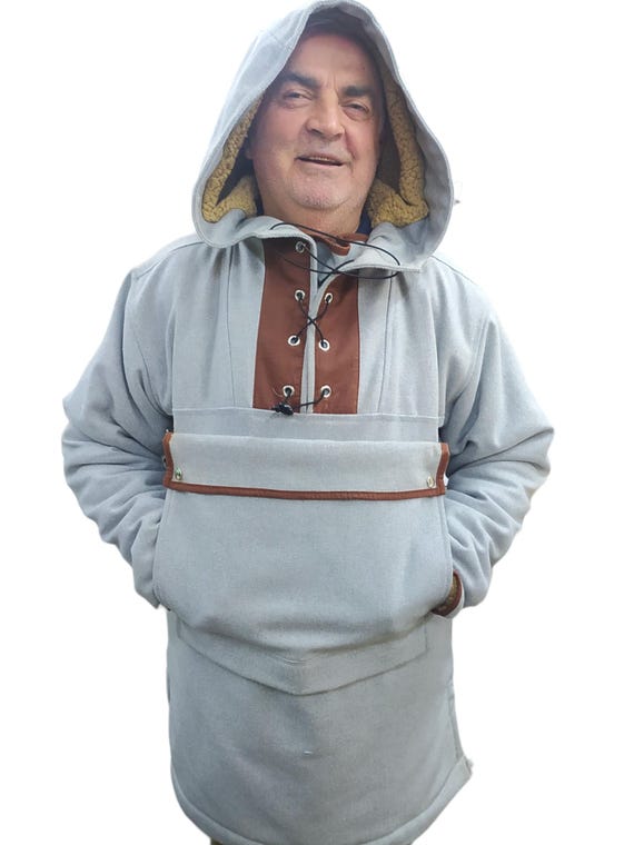 Grey | Anorak | Hoodie | Tailor Made  | Personalization