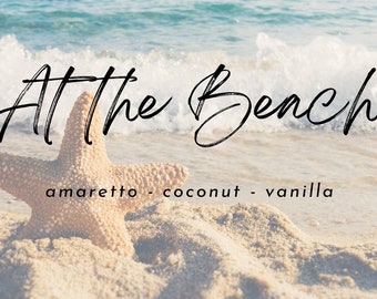 At the Beach Scented Soy Candle 8 oz Tin