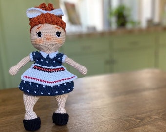 Lucille Ball doll, I Love Lucy decor, collectible doll, finished Amigurumi, I Love Lucy gifts, Mother’s Day gift, birthday gift for her