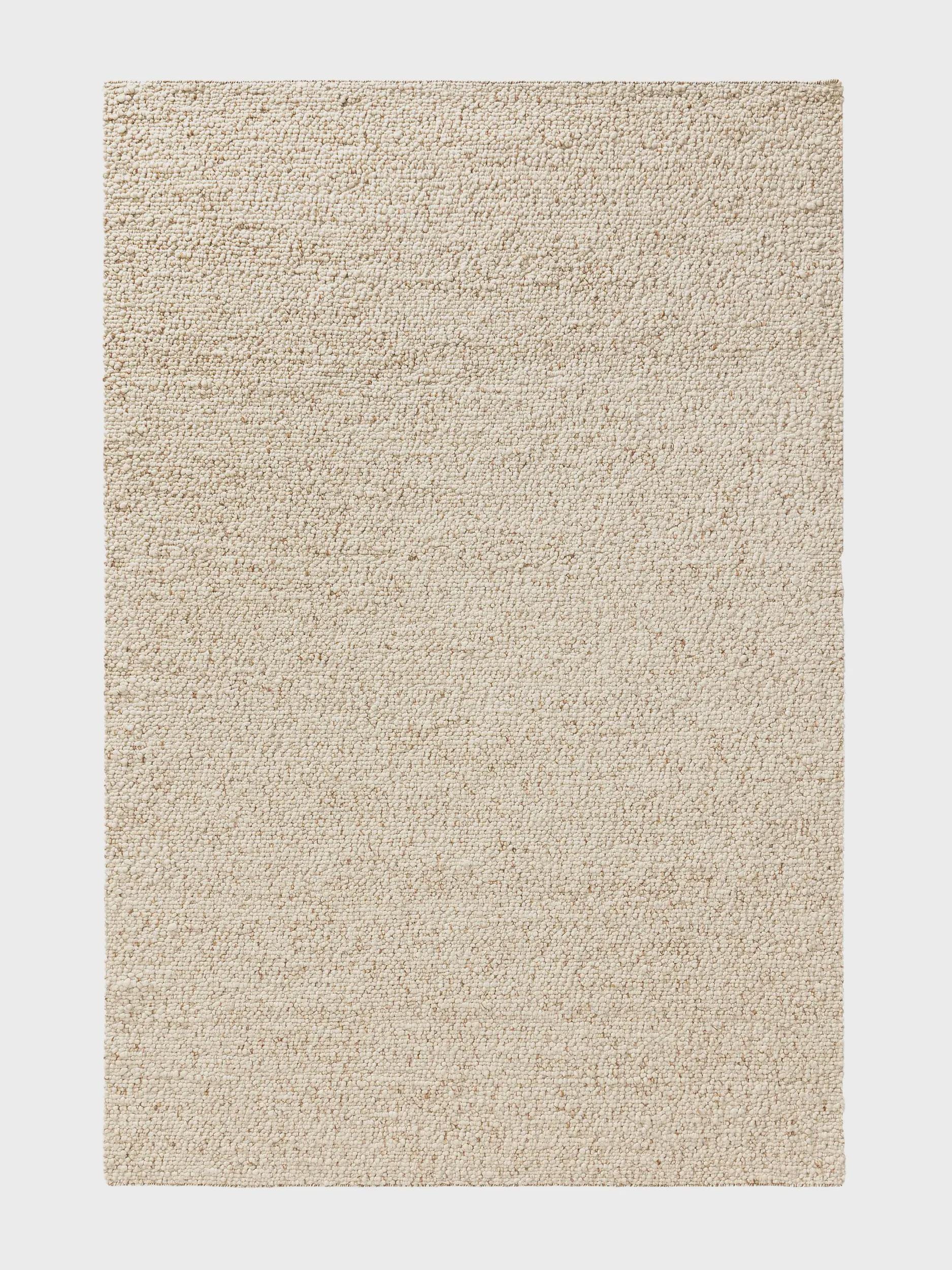Handwoven Chunky Wool Rug: Pebble Loop Texture, Scandinavian Style - Etsy