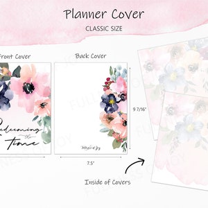 Printable Christian Planner 2024 Seasonal Watercolor Floral Planner ...