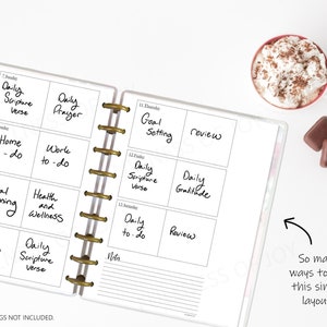 Printable Christian Planner 2024 Seasonal Watercolor Floral Planner ...
