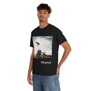 Camiseta de algodón pesado unisex
